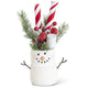 Marshmallow Snowman with Peppermint Stick