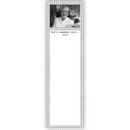 Can't Remember List List Pad