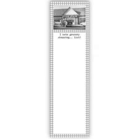 I Hate Grocery Shopping List List Pad