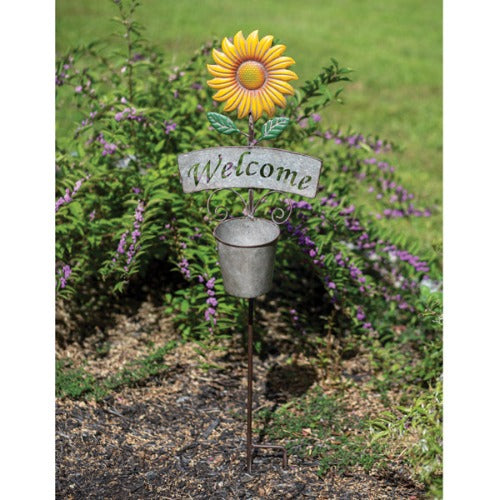 Sunflower Garden Stake