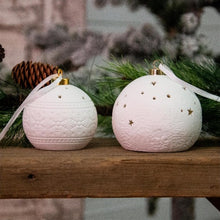 Load image into Gallery viewer, Ceramic Bisque Light Up Ornaments
