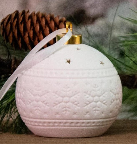 small bisque ornament