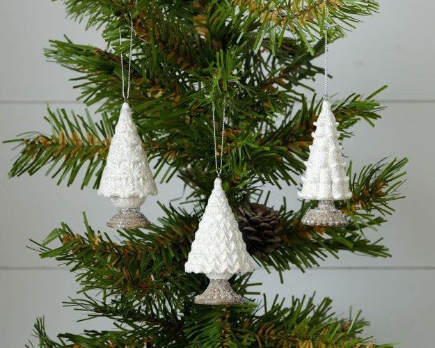 White tree ornament