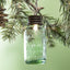 3.5" Glass Mason Jar Ornament