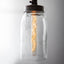 Big Mason Jar Pendant Lamp - Bulb Included