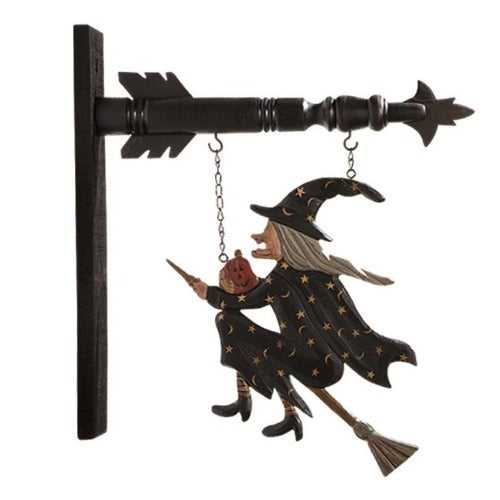 Witch on Broomstick Arrow Replacement