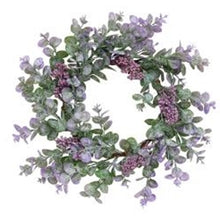 Load image into Gallery viewer, Lavender Eucalyptus with Seeds Wreath
