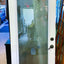 White Wooden Door with Full Frosted Glass Panel (Store Pick Up Only)