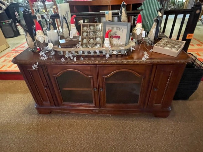 Antique Entertainment Console for sale Front