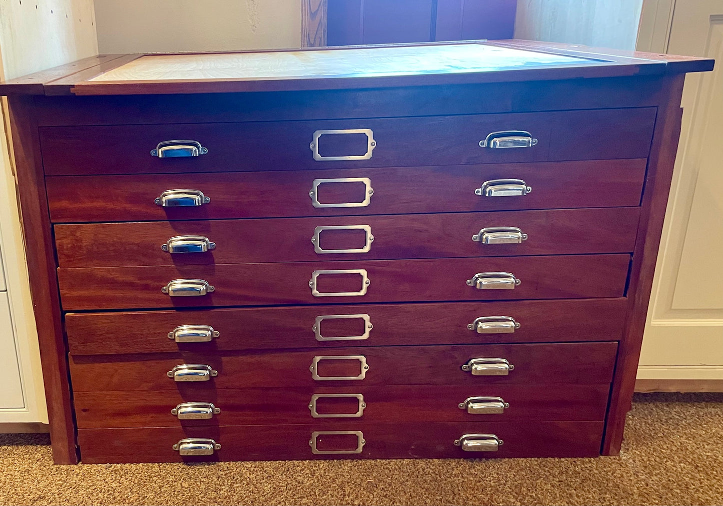 Vintage Map/Filing Cabinet (Store Pick Up Only)