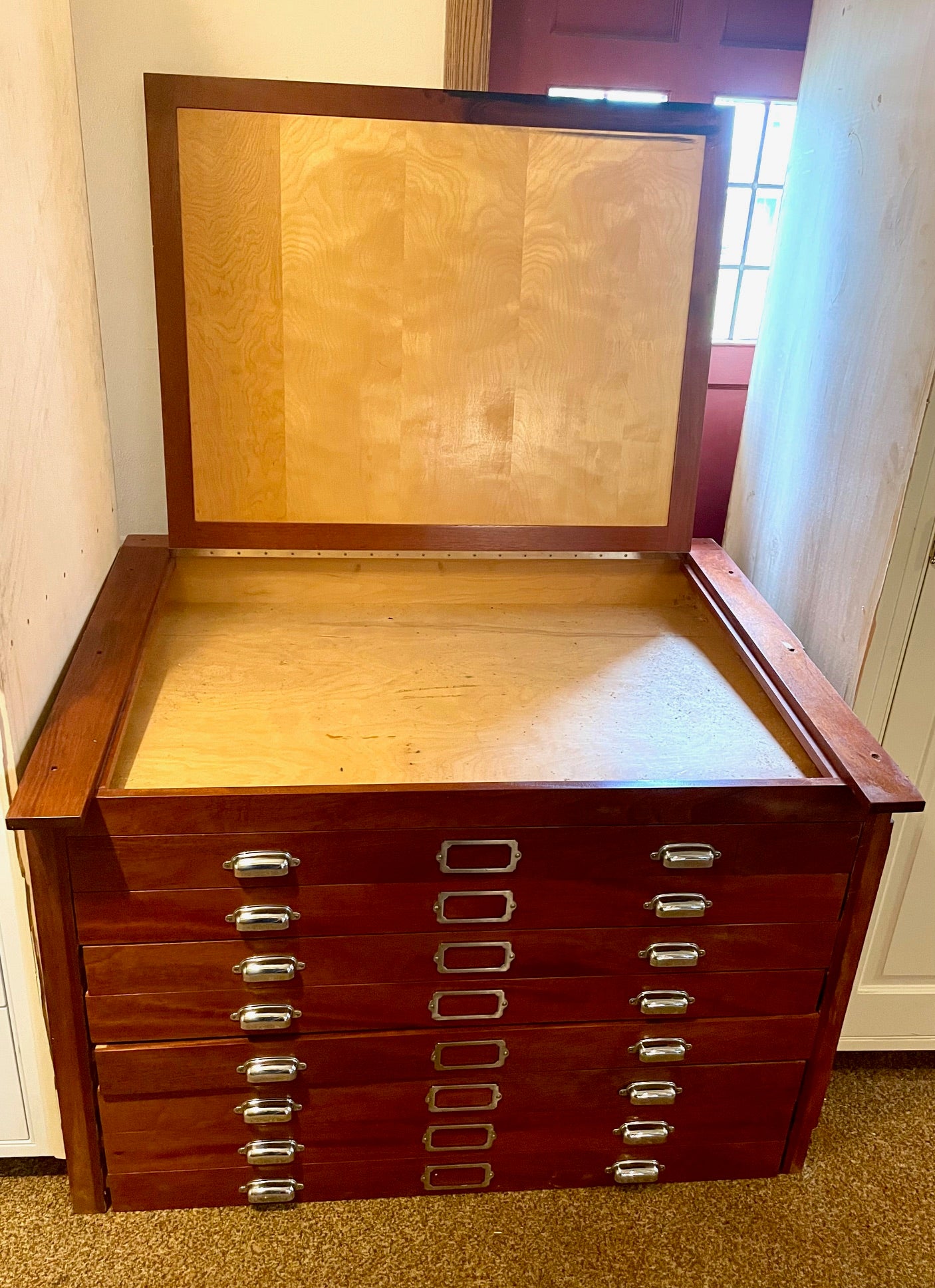 Vintage Map/Filing Cabinet (Store Pick Up Only)