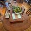 Oak Dining Table with Leaf side