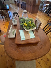 Load image into Gallery viewer, Oak Dining Table with Leaf side
