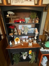 Load image into Gallery viewer, Ebersol Farmhouse Black Hutch Buffet front for sale
