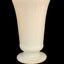 Vintage Ribbed Milk Glass Vase