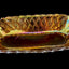Pretzel Pattern Carnival Glass Dish