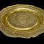 Federal Patrician Etched Amber Plate
