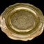 Federal Patrician Etched Amber Plate