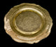 Federal Patrician Etched Amber Plate