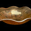 Jeanette Glass Iris & Herringbone Iridescent Bowl