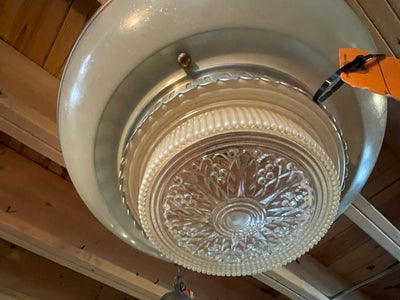 Decorative Glass Ceiling Light bottom