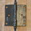Antique Decorative Cast Iron Steeple Tip Door Hinge - 3" x 3"