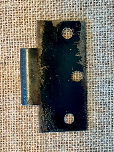 Antique Cast Iron Door Hinge, Half Only - 3½" x 3"