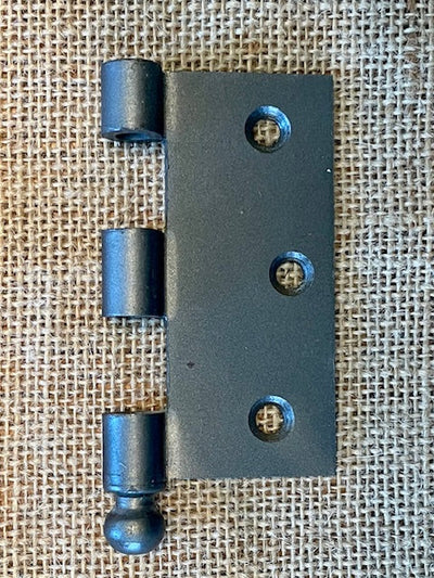 Antique Cast Iron Door Hinge, Right Half Only - 3½" x 3"