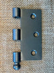 Antique Cast Iron Door Hinge, Right Half Only - 3½" x 3"