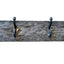 Four Hook Weathered Barnwood Wall Rack (Store Pick Up Only)