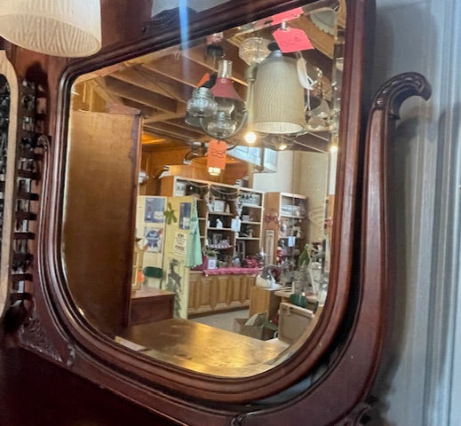 Antique Dresser with Beveled Mirror (Store Pick Up Only)