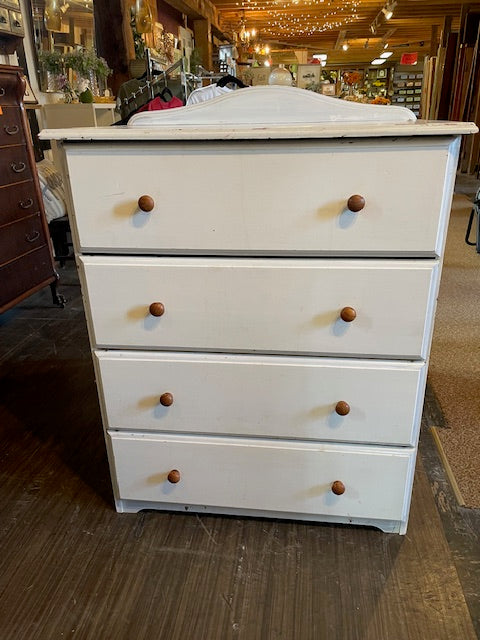 White Wooden Dresser (Store Pick Up Only)