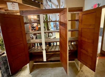 Tall Vintage Wall Cabinet (Store Pick Up Only)