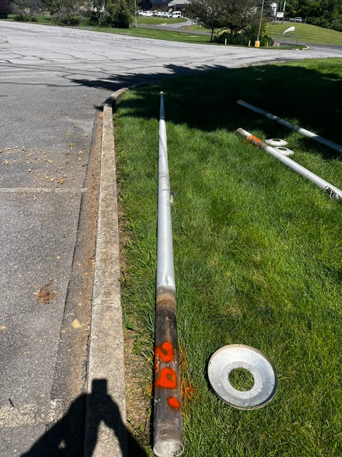 Heavy Duty Commercial Flag Pole (On Site Pick Up Only: Williamsport, PA)