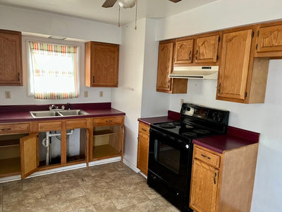 Kitchen Cabinet Set With Countertop and Sink (Store Pick Up Only)