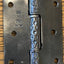 Antique Decorative Cast Iron Steeple Tip Door Hinge - 3" x 2½" back