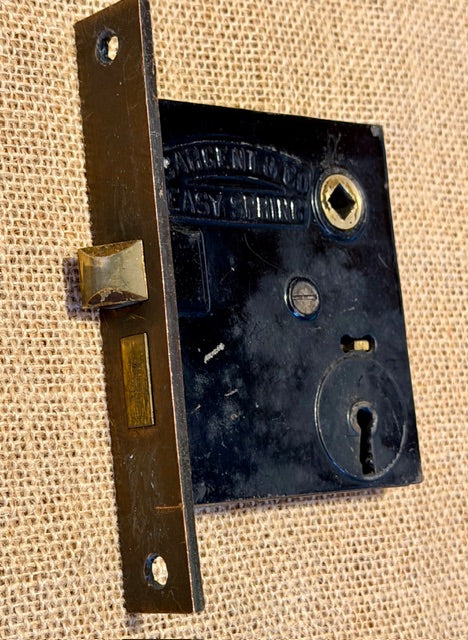 Antique Brass Sargent & Co. Easy Spring Interior Mortise Door Lock