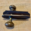 Antique Brass Sargent & Co Doorknob and Plate Set