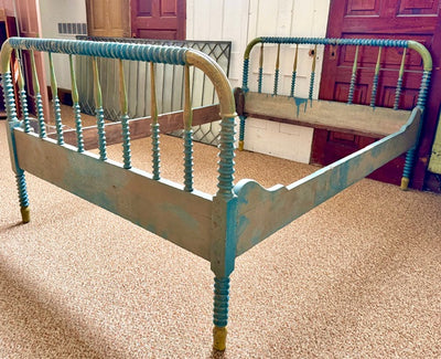 Vintage Jenny Lind Style Spool Bed Frame (Store Pick Up Only)