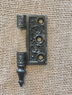 Antique Cast Iron Steeple Tip Door Hinge, Right Half Only - 2½