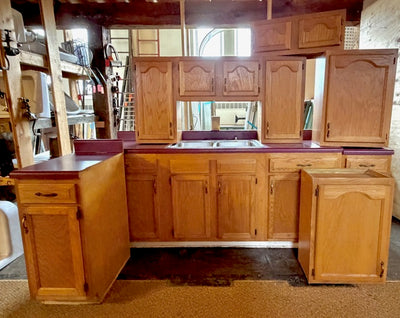Kitchen Cabinet Set With Countertop and Sink (Store Pick Up Only)