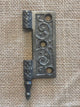 Antique Cast Iron Steeple Tip Door Hinge, Right Half Only - 3½" x 3"