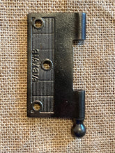 Load image into Gallery viewer, Antique Cast Iron Ball Tip Door Hinge, Right Half Only - 3½&quot; x 3½&quot;
