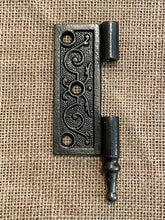 Load image into Gallery viewer, Antique Cast Iron Steeple Tip Door Hinge, Left Half Only - 3½&quot; x 3&quot;
