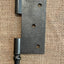 Antique Cast Iron Steeple Tip Door Hinge, Left Half Only - 3½" x 3½"