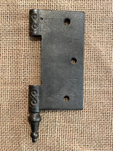 Load image into Gallery viewer, Antique Cast Iron Steeple Tip Door Hinge, Left Half Only - 4&quot; x 4&quot;
