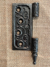 Load image into Gallery viewer, Antique Cast Iron Steeple Tip Door Hinge, Left Half Only - 4&quot; x 4&quot;
