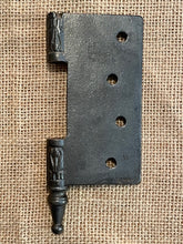 Load image into Gallery viewer, Antique Cast Iron Steeple Tip Door Hinge, Left Half Only - 4&quot; x 4&quot;
