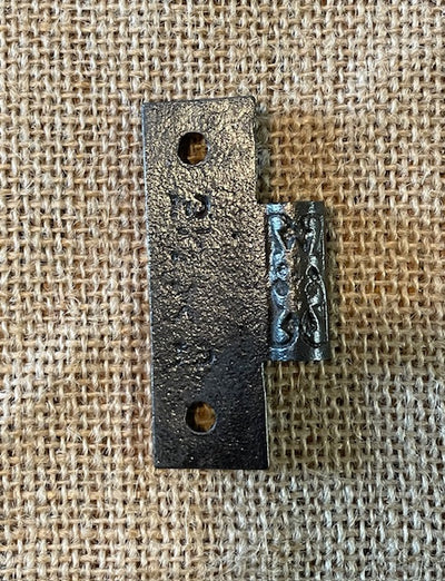 Antique Cast Iron Door Hinge, Half Only - 2½" x 2"