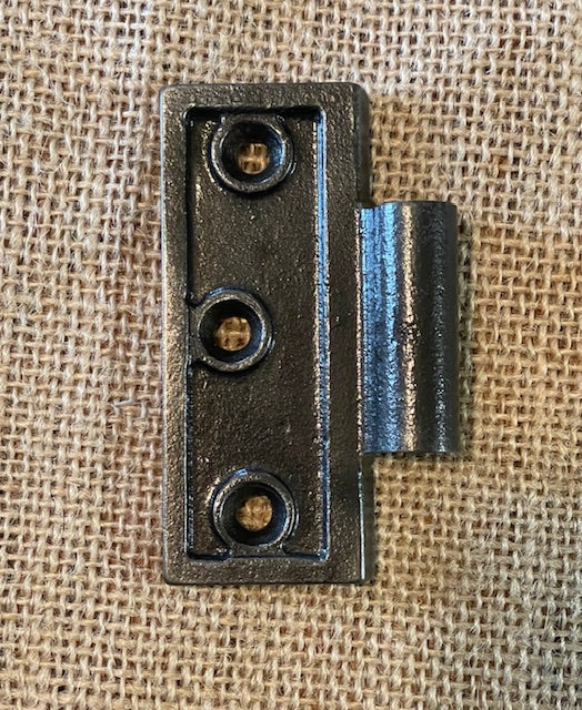 Antique Cast Iron Door Hinge, Half Only - 3" x 3"